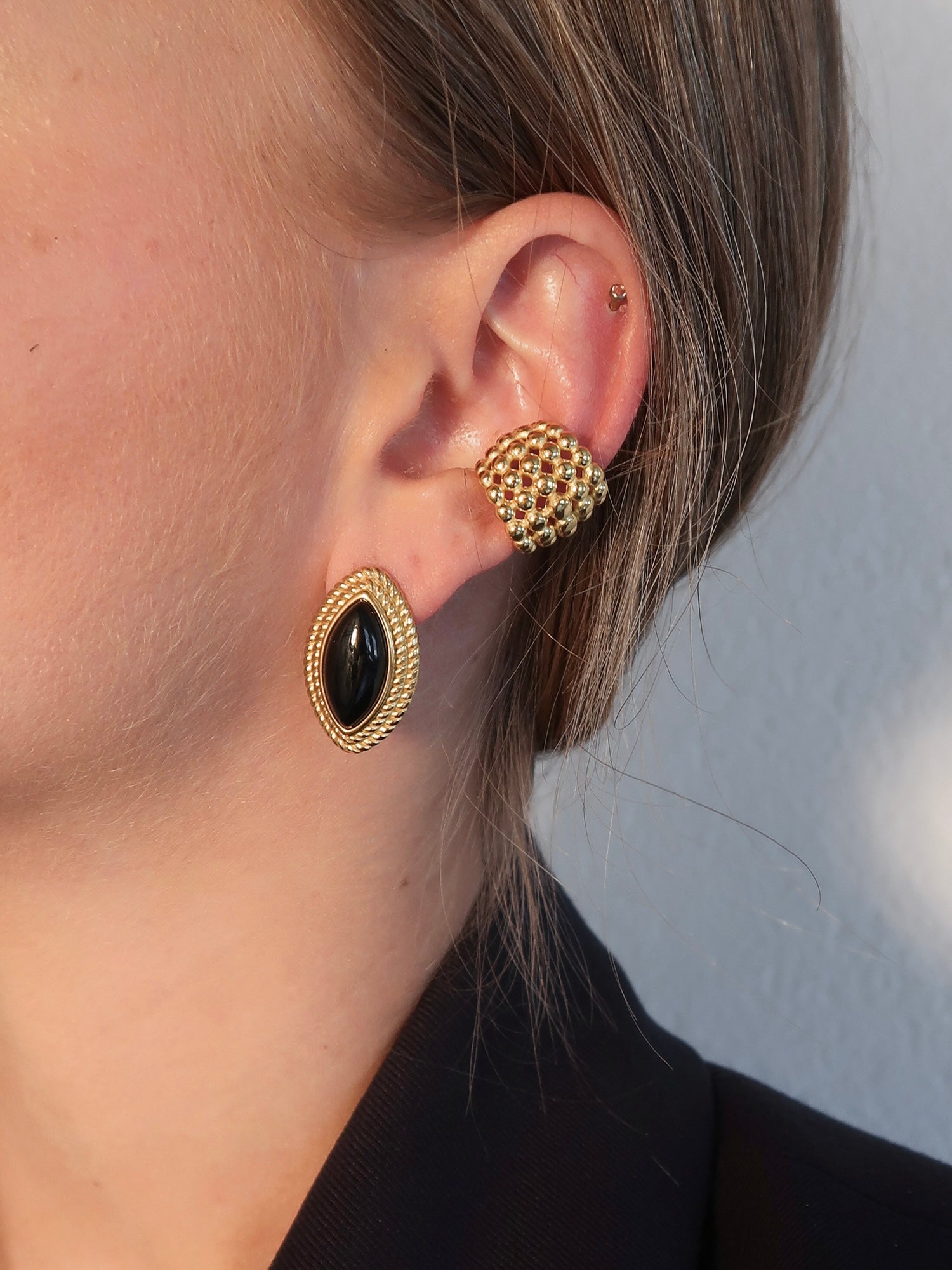 Mabel earrings - black