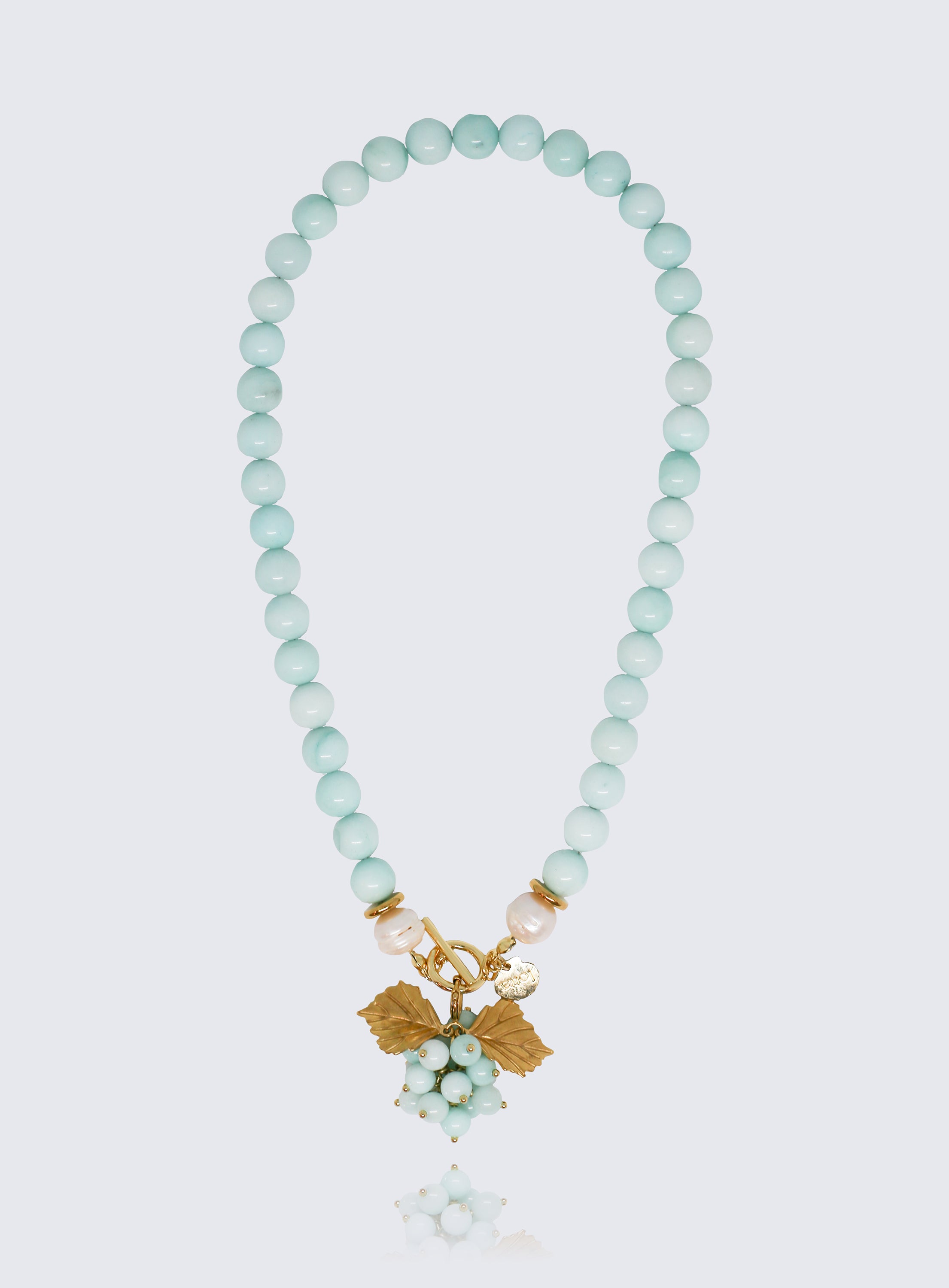 Love necklace in Jade