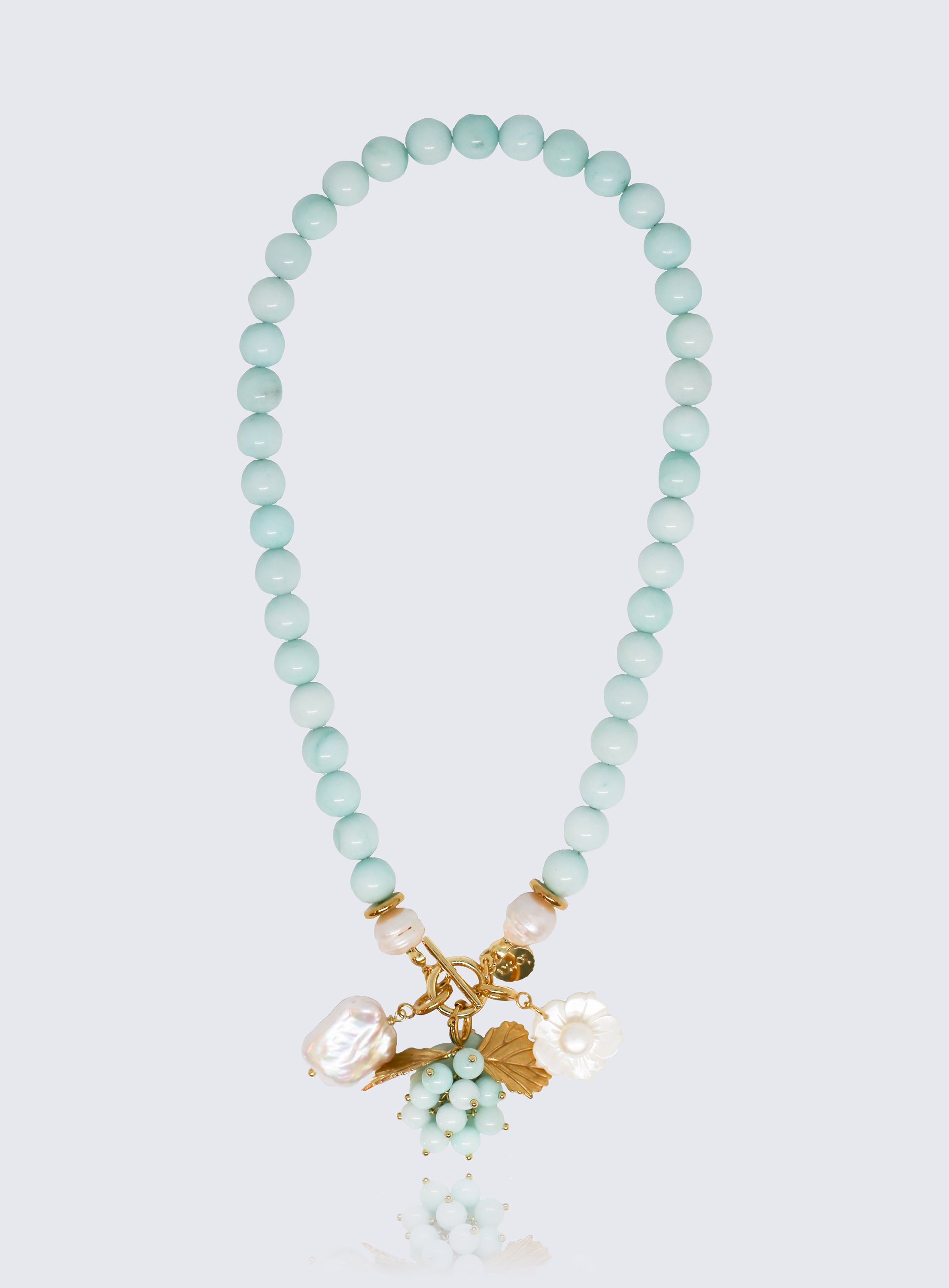 Love necklace in Jade